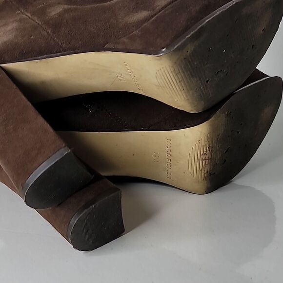 Marc Fisher Natasia Brown Suede Platform Boots. - Picture 13 of 13